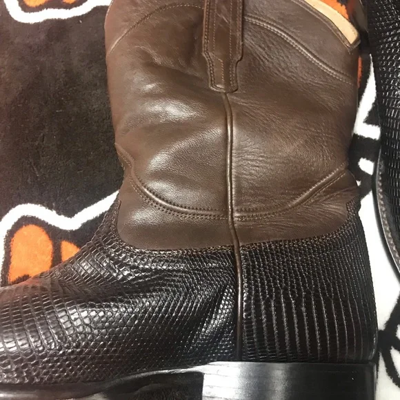 Tecovas Rich Dark Brown Cowboy Boots 1007 12EE 95635 V08 19A - Picture 7 of 8